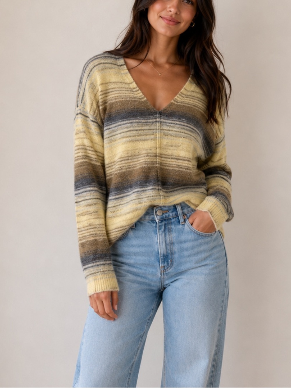Wilfred Hush Knit V-neck Sweater